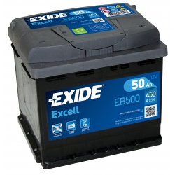 EXIDE EXCELL 50AH 450A EB500