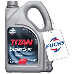 FUCHS TITAN SUPERSYN 5W40 4L ACEA A3/B4