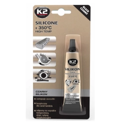 K2 SILIKON CZARNY WYSOKOTEMPERATUROWY +350C 21G