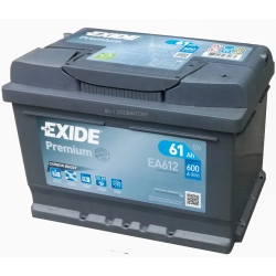 EXIDE PREMIUM 61AH 600A EA612