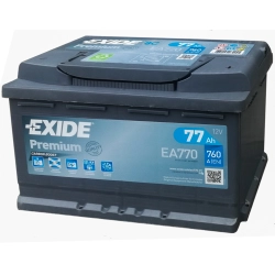 EXIDE PREMIUM 77AH 760A EA770