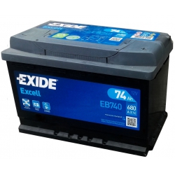 EXIDE EXCELL 74AH 680A EB740