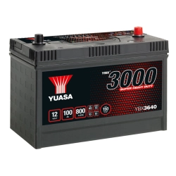 AKUMULATOR YUASA 100Ah 800A P+ YBX3640 SHD