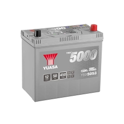 AKUMULATOR YUASA SILVER 50Ah 450A P+ YBX5053