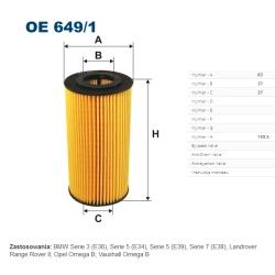 FILTR OLEJU FILTRON OE 649/1