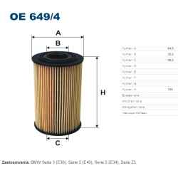 FILTR OLEJU FILTRON OE 649/4