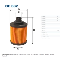 FILTR OLEJU FILTRON OE 682