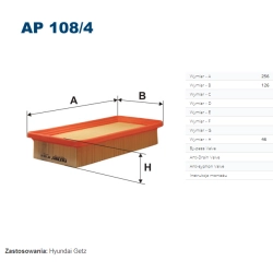 FILTR POWIETRZA FILTRON AP 108/4