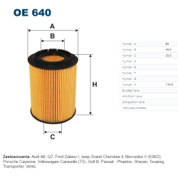 FILTR OLEJU FILTRON OE 640