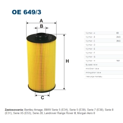 FILTR OLEJU FILTRON OE 649/3