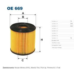 FILTR OLEJU FILTRON OE 669