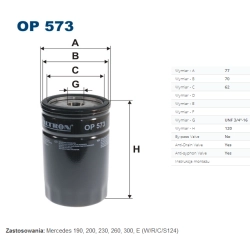 FILTR OLEJU FILTRON OP 573