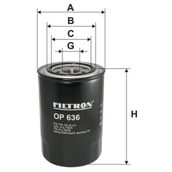 FILTR OLEJU FILTRON OP 636