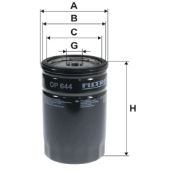 FILTR OLEJU FILTRON OP 644