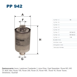 FILTR PALIWA FILTRON PP 942
