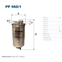 FILTR PALIWA FILTRON PP 960/1
