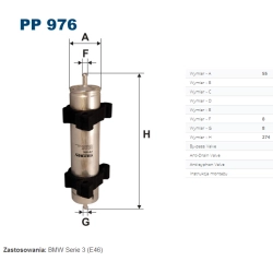 FILTR PALIWA FILTRON PP 976