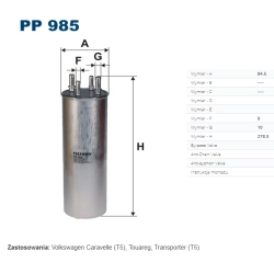 FILTR PALIWA FILTRON PP 985