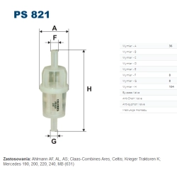 FILTR PALIWA FILTRON PS 821