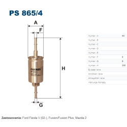 FILTR PALIWA FILTRON PS 865/4