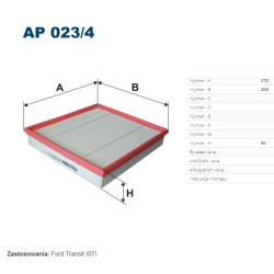 FILTR POWIETRZA FILTRON AP 023/4