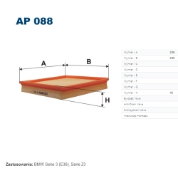 FILTR POWIETRZA FILTRON AP 088