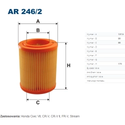 FILTR POWIETRZA FILTRON AR 246/2