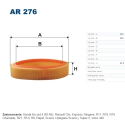 FILTR POWIETRZA FILTRON AR 276