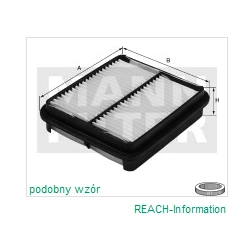 FILTR POWIETRZA MANN FILTER C 2201