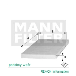 FILTR KABINOWY MANN FILTER CU 2035