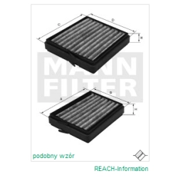 FILTR KABINOWY MANN FILTER CU 21 000-2