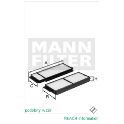 FILTR KABINOWY MANN FILTER CU 22 001-2