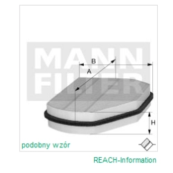 FILTR KABINOWY MANN FILTER CU 2897
