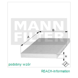 FILTR KABINOWY MANN FILTER CUK 2440