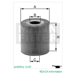 FILTR OLEJU MANN FILTER HU 615/3 X