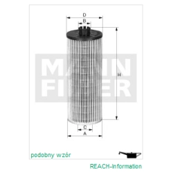 FILTR OLEJU MANN FILTER HU 712/6 X