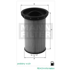 FILTR PALIWA MANN FILTER PU 742