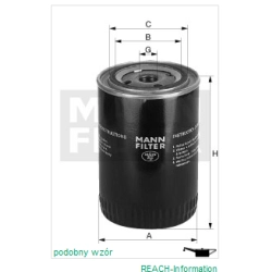 FILTR OLEJU MANN FILTER W 714/4