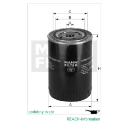 FILTR OLEJU MANN FILTER W 719/30