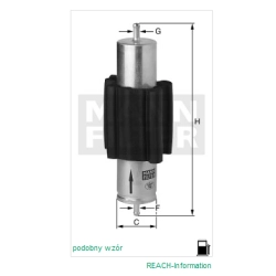FILTR PALIWA MANN FILTER WK 516/1