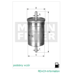 FILTR PALIWA MANN FILTER WK 612