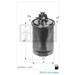 FILTR PALIWA MANN FILTER WK 829/1 X