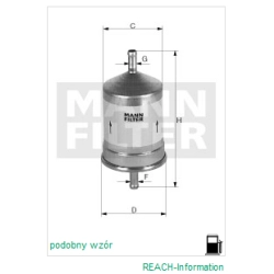 FILTR PALIWA MANN FILTER WK 830/7