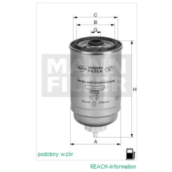 FILTR PALIWA MANN FILTER WK 845/1