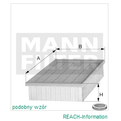 FILTR POWIETRZA MANN FILTER C 26 168/2