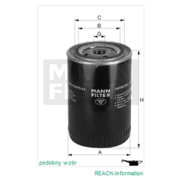 FILTR OLEJU MANN FILTER W 610/9