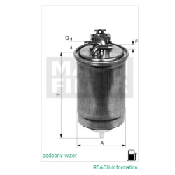 FILTR PALIWA MANN FILTER WK 853/3 X