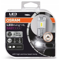 ŻARÓWKI OSRAM LEDRIVING HL EASY H7 / H18 LED 2SZT