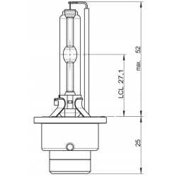 ŻARÓWKA OSRAM 66440 D4S ŻARNIK XENON CLASSIC XENARC 4100K PALNIK 42V