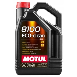 MOTUL 8100 ECO-CLEAN 0W20 5L ACEA C5